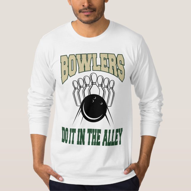 Camiseta Bowlers Do It In The Alley (Anverso)