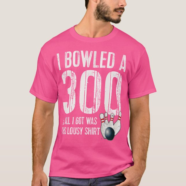Camiseta Bowling A 300 Game Bowling Team Bowler (Anverso)