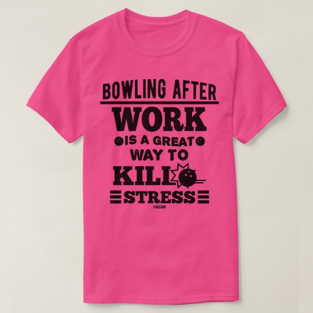 Camiseta Bowling Alley Bowling Strike Spare T (Diseño del anverso)