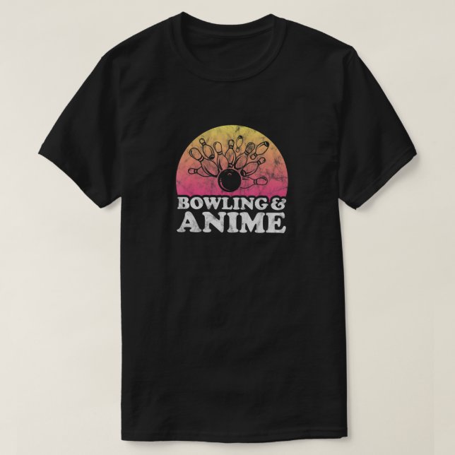 Camiseta Bowling and Anime (Diseño del anverso)