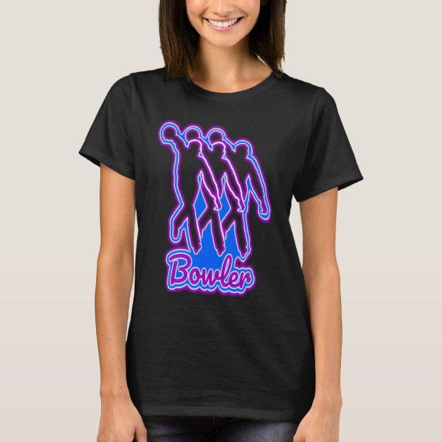 Camiseta Bowling Ball Bowler Strike Bowling Pin Bowling Tea (Anverso)