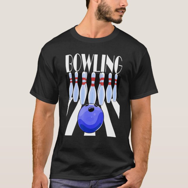 Camiseta Bowling Ball Bowler Team Bowlers (Anverso)