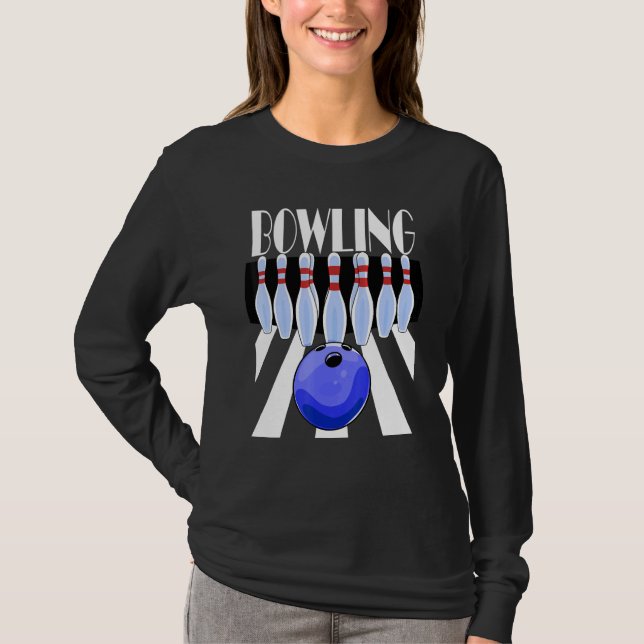 Camiseta Bowling Ball Bowler Team Bowlers (Anverso)