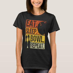 Camiseta Bowling Ball Pin Bowler Strike Bowling Team Bowlin