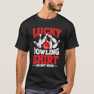 Camiseta Bowling Ball Pin Bowler Strike Bowling Team Bowlin
