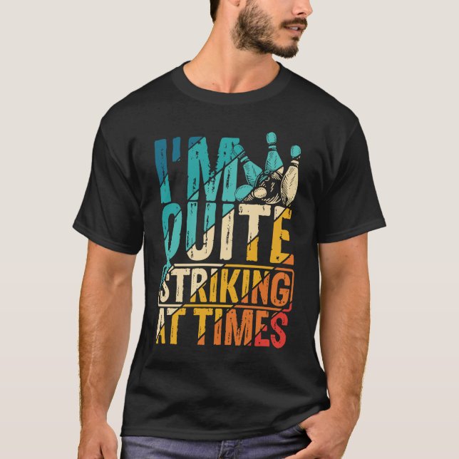 Camiseta Bowling Ball Pin Bowler Strike Bowling Team Bowlin (Anverso)