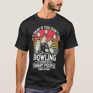 Camiseta Bowling Ball Pin Bowler Strike Bowling Team Bowlin