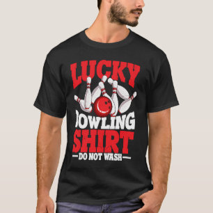 Camiseta Bowling Ball Pin Bowler Strike Bowling Team Bowlin
