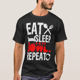 Camiseta Bowling Ball Pin Bowler Strike Team Bowling