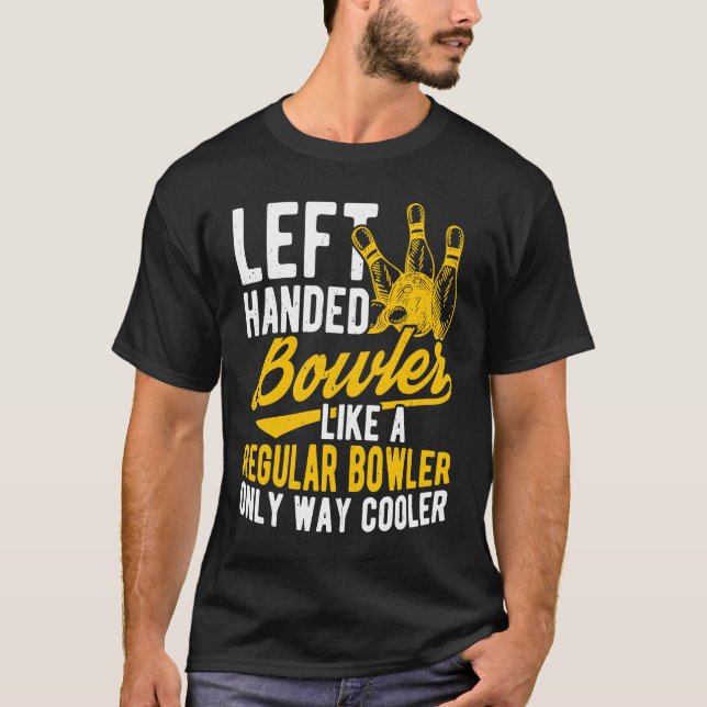 Camiseta Bowling Ball Pin Bowler Strike Team Bowling Alley  (Anverso)
