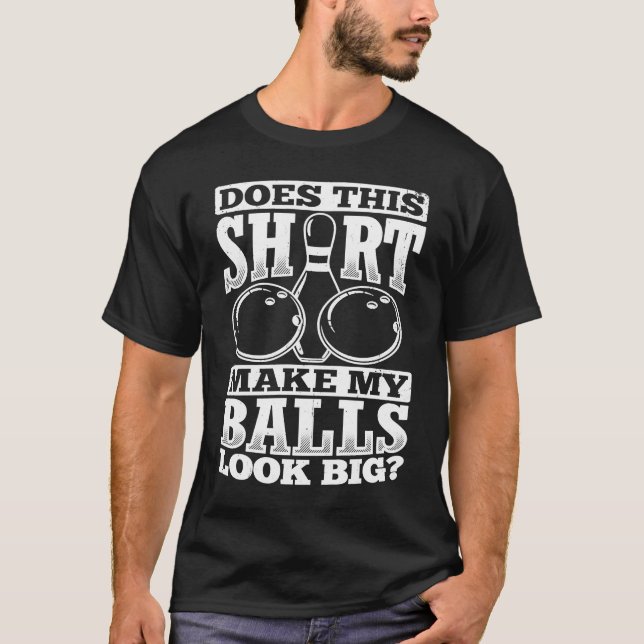 Camiseta Bowling Ball Pin Bowler Strike Team Bowling Alley  (Anverso)