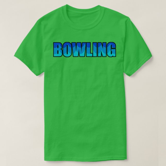 Camiseta Bowling Bowler 12 (Diseño del anverso)