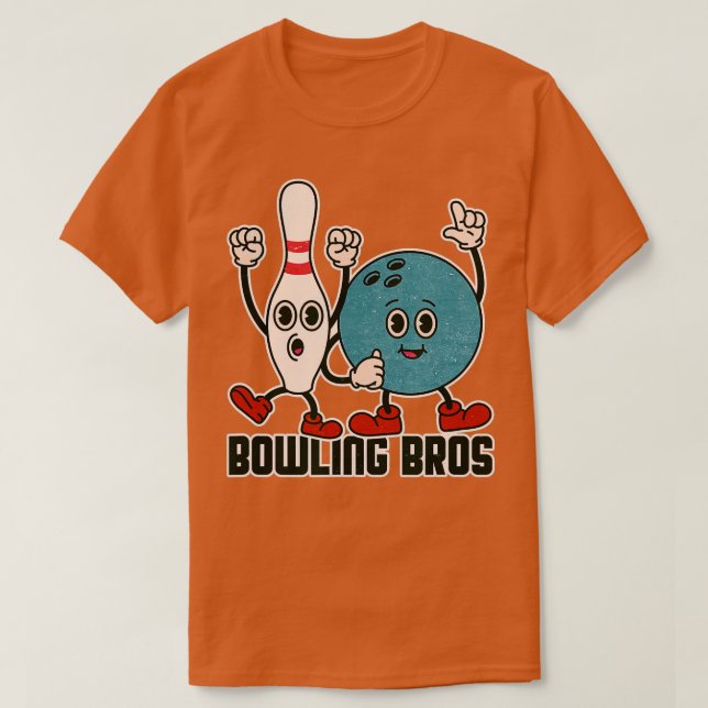Camiseta Bowling Bowler de la Liga Bros (Diseño del anverso)
