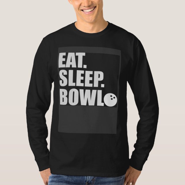 Camiseta Bowling  Bowler Sport  Bowling Coach Bowling Pins  (Anverso)