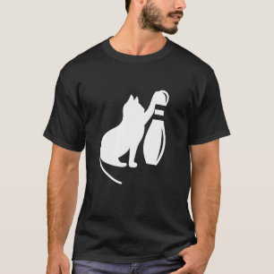 Camiseta Bowling Cat Cute Bowler Jugador