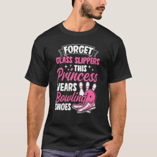 Camiseta Bowling Chica Princesa Pin Bowler Strike Team Bowl