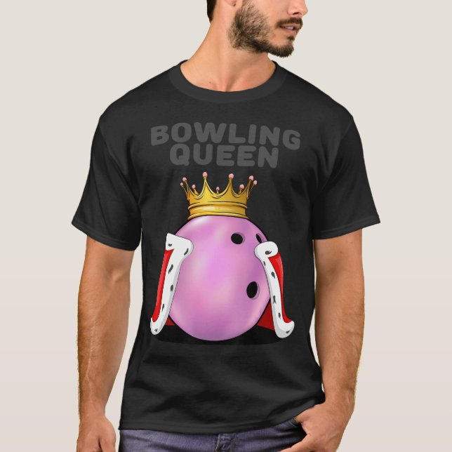 Camiseta Bowling Chicas del Jugador de Bowling (Anverso)