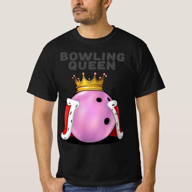 Camiseta Bowling Chicas del Jugador de Bowling (Anverso)