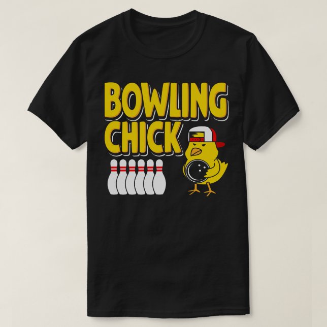 Camiseta Bowling Chick (Diseño del anverso)