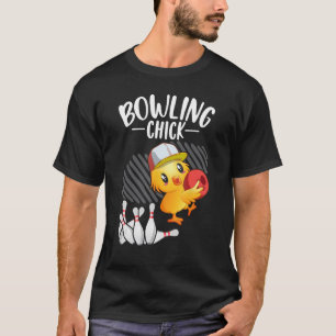 Camiseta Bowling Chick Bowling Jugadora Bowler Chicas