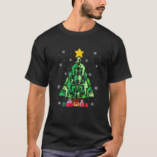 Camiseta Bowling Christmas Tree Funny Sports Lover Xmas Paj