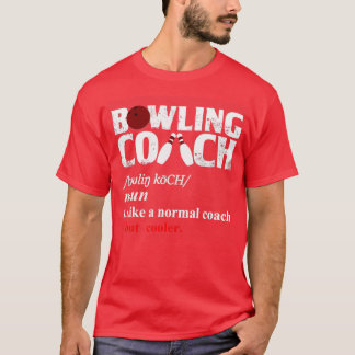 Camiseta Bowling Coach bowling bolos hombres bowling T