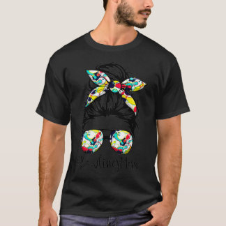 Camiseta Bowling Cute Mom Funny Mom Life Messy Bun Sunglass