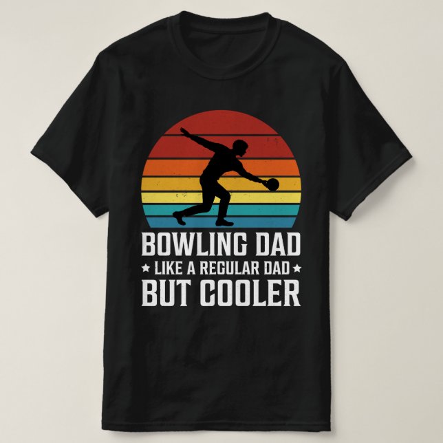 Camiseta Bowling Dad (Diseño del anverso)