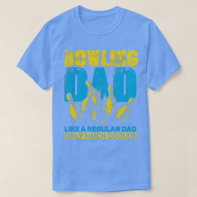 Camiseta Bowling Dad Funny Bowler Bowler (Diseño del anverso)