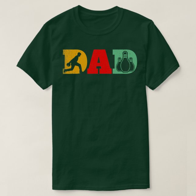Camiseta Bowling Dad Guay Bowler Bowling Alley T (Diseño del anverso)