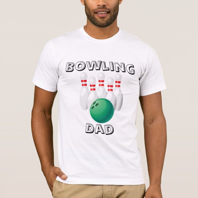 Camiseta Bowling Dad T-Shirt (Anverso)