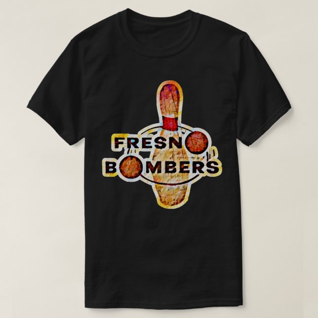 Camiseta Bowling de los bombarderos frescos (Diseño del anverso)