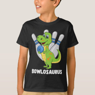 Camiseta Bowling Dinosaur T-rex Bowlosaurus Fiesta Ki