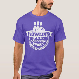 Camiseta Bowling es mi deporte favorito 82 3