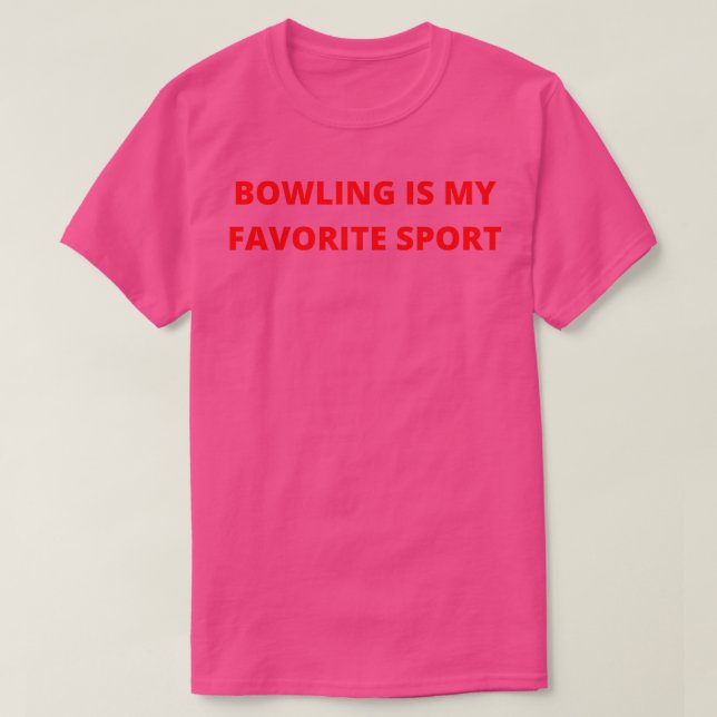 Camiseta Bowling es mi deporte favorito 84 1 (Diseño del anverso)
