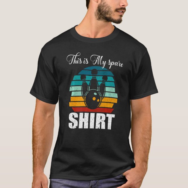 Camiseta Bowling Este Es Mi Graph Gráfico Gracioso De La Ca (Anverso)