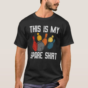Camiseta Bowling Este Es Mi Graph Gráfico Gracioso De La Ca