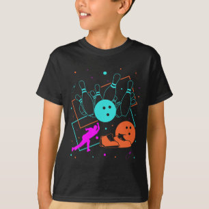 Camiseta Bowling estilo retro de los años 80