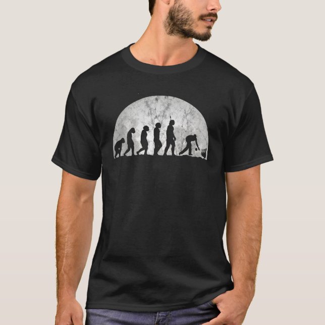Camiseta Bowling Evolution Evolution Of Man Cones Skittle (Anverso)