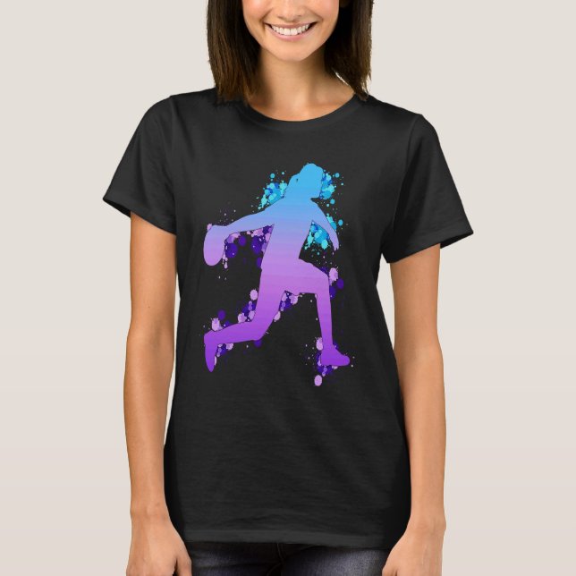 Camiseta Bowling Girl Ball Pin Bowler Strike Bowling Team B (Anverso)