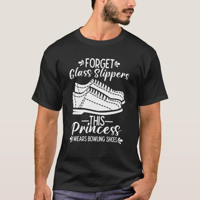 Camiseta Bowling Girl Princess Pin Bowler Strike Bowling Te (Anverso)