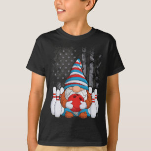 Camiseta Bowling Gnome Bowling Gnomes Funny Gnome Bowling