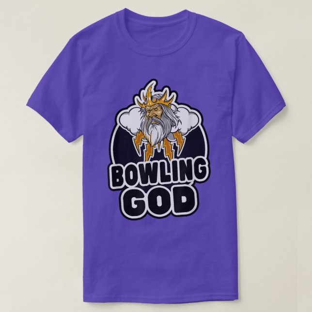 Camiseta Bowling God Retro Funny Ball Fiesta Graphlers Bowl (Diseño del anverso)