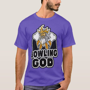 Camiseta Bowling God Retro Funny Ball Fiesta Graphlers Bowl