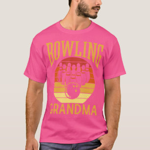 Camiseta Bowling Grandma Bowlers Bowler Hobby Grandmo