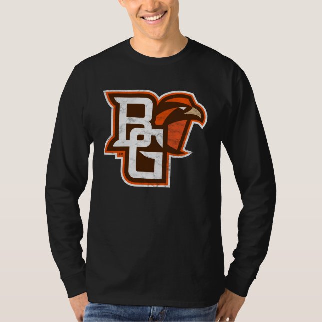 Camiseta Bowling Green BGSU Falcons Distressed Primary (Anverso)
