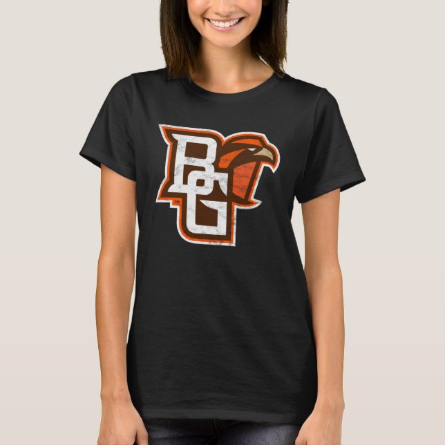 Camiseta Bowling Green BGSU Falcons Distressed Primary (Anverso)