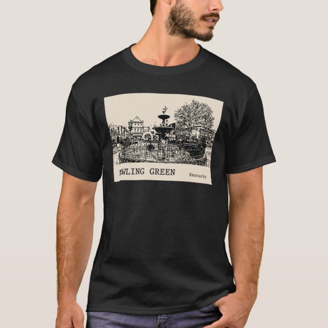 Camiseta Bowling Green Kentucky sobredimensionado (Anverso)