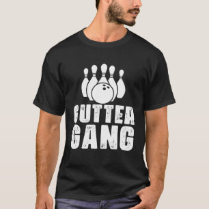 Camiseta Bowling Gutter Gang Bowling Para Hombres Mujeres