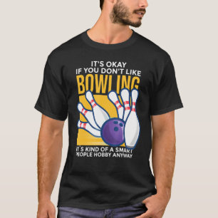 Camiseta Bowling - Hobby de los pueblos inteligentes